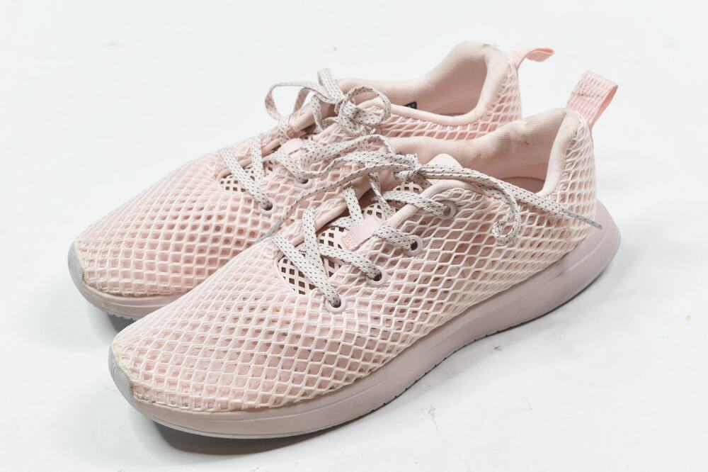 NoBull Mesh Runners Womens 10 Light Pink Lace-Up Comfort Athletic Gym